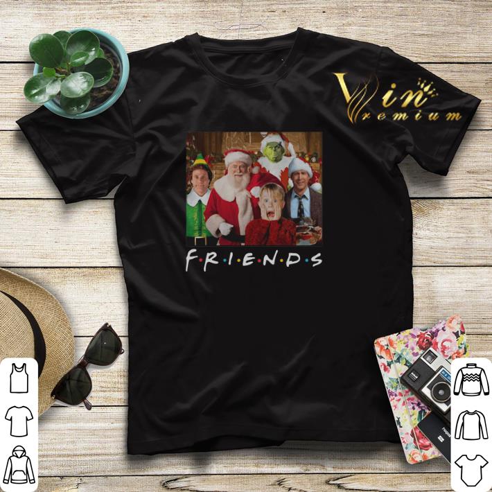 Christmas Friends Grinch Elf Santa Clark Griswold Kevin Characters shirt 4 - Christmas Friends Grinch Elf Santa Clark Griswold Kevin Characters shirt