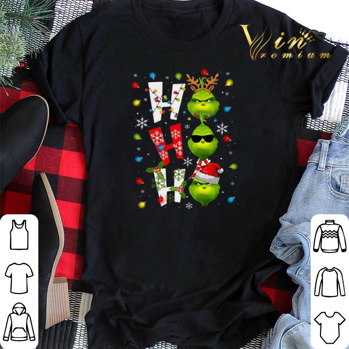 Christmas Grinch ho ho ho shirt 2 - Christmas Grinch ho ho ho shirt