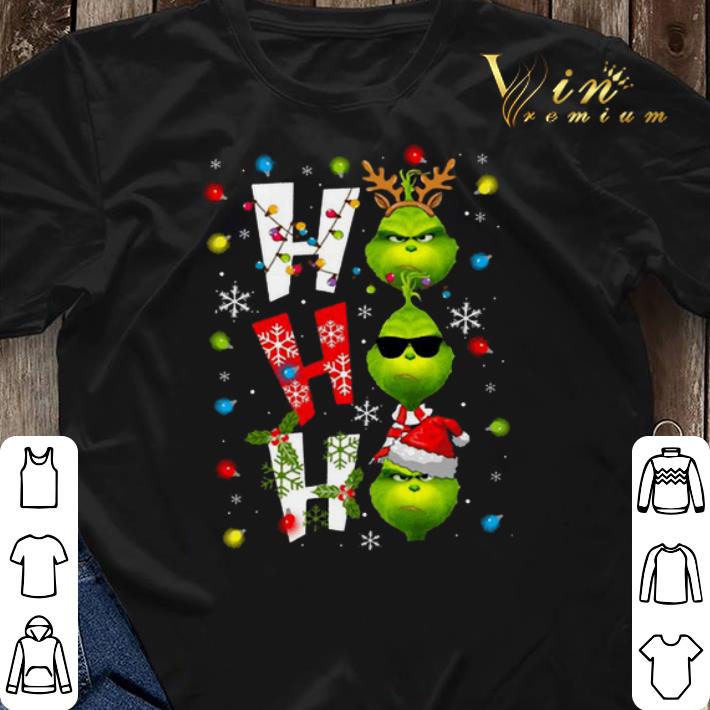 Christmas Grinch ho ho ho shirt 3 - Christmas Grinch ho ho ho shirt