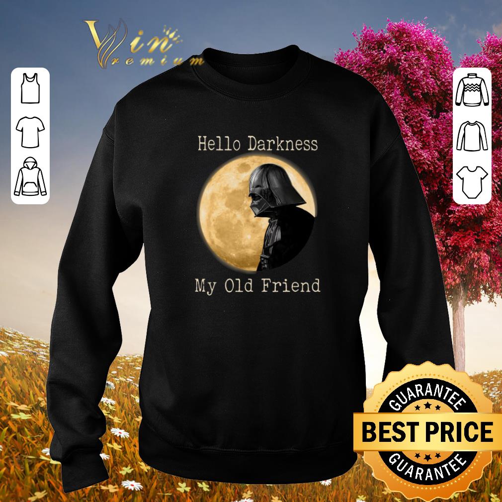 Darth Vader moon Hello darkness my old friend shirt sweater 4 - Darth Vader moon Hello darkness my old friend shirt sweater