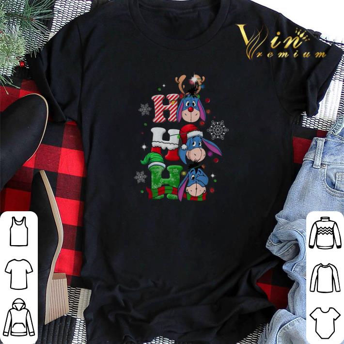 Eeyore Ho Ho Ho Santa Reindeer Christmas shirt sweater 2 - Eeyore Ho Ho Ho Santa Reindeer Christmas shirt sweater
