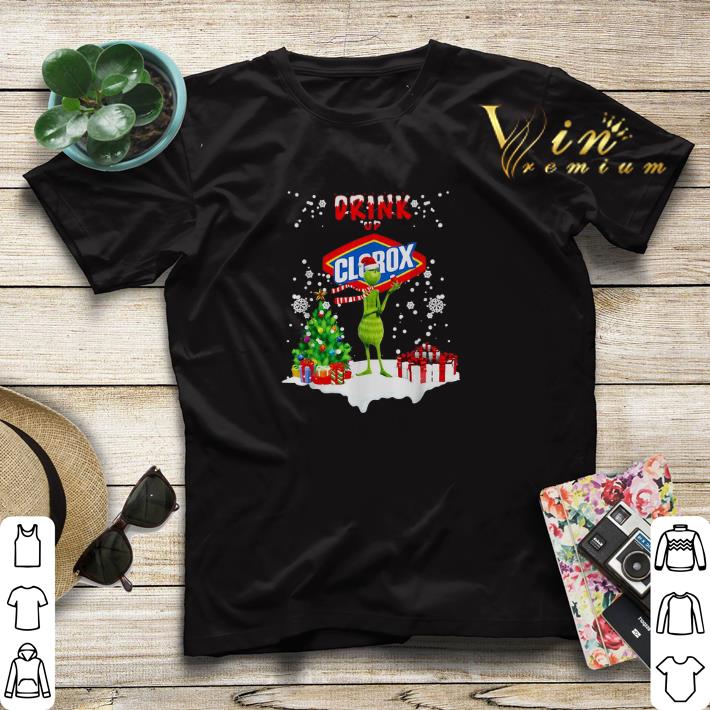 Grinch drink up Clorox Christmas shirt sweater 4 - Grinch drink up Clorox Christmas shirt sweater