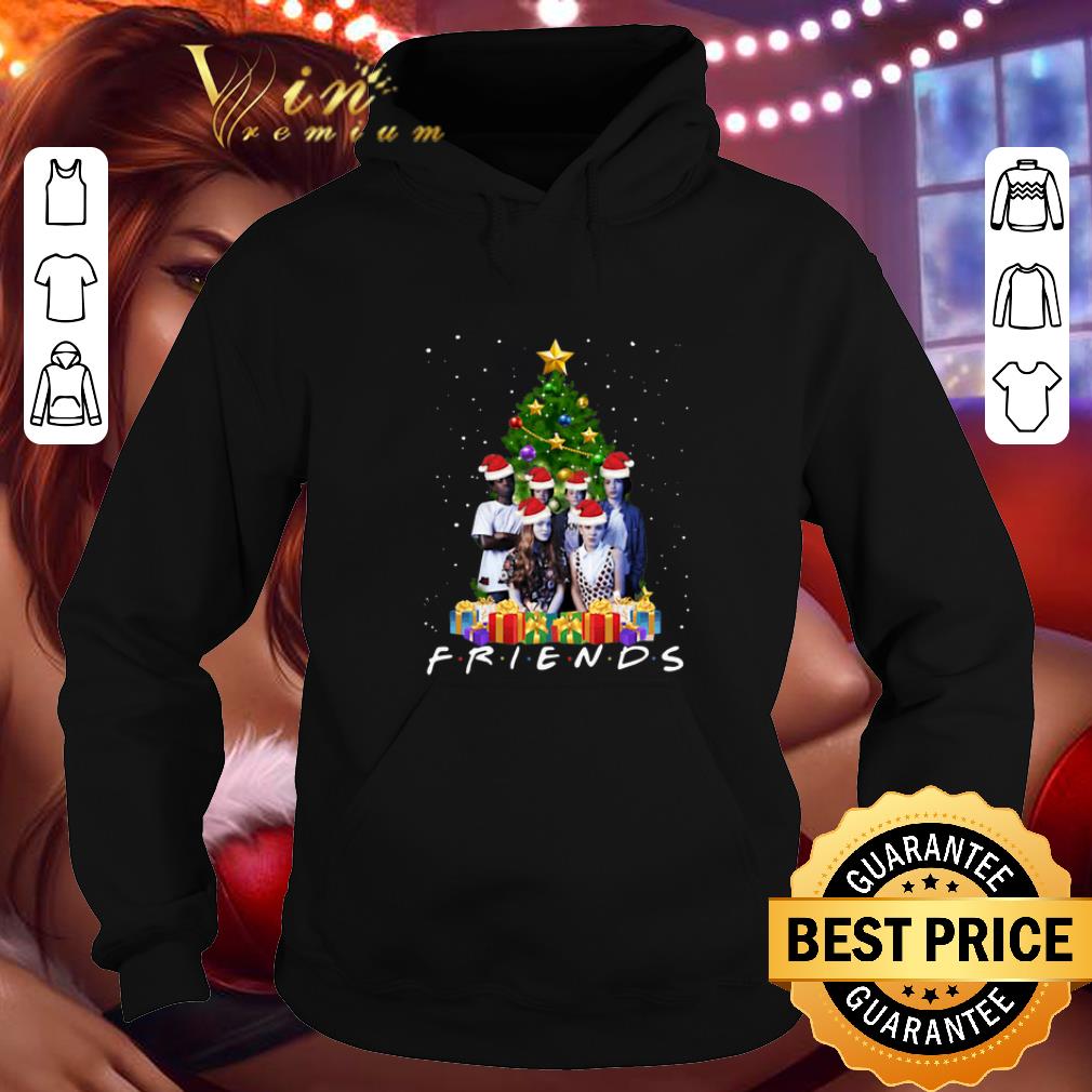 Hot Friends Stranger Things Characters Christmas tree shirt 4 - Hot Friends Stranger Things Characters Christmas tree shirt