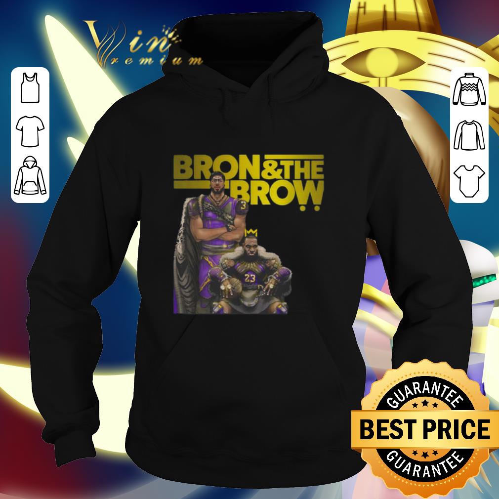 Hot LeBron James Bron & The Brow Anthony Davis Lakers shirt Hot LeBron James Bron The Brow Anthony Davis Lakers shirt 4 - Hot LeBron James Bron & The Brow Anthony Davis Lakers shirt