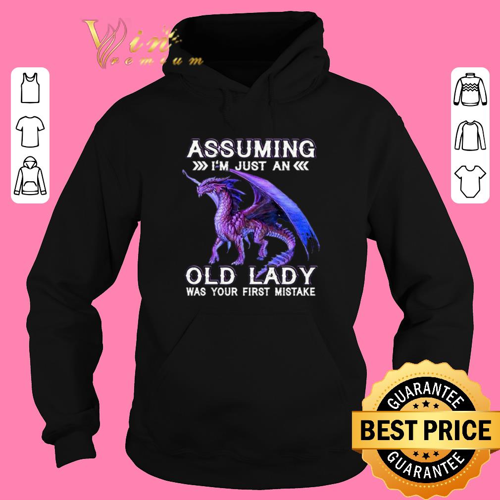 Hot Purple Dragon Assuming I m just an old lady was your first mistake shirt sweater 2019 4 - Hot Purple Dragon Assuming I’m just an old lady was your first mistake shirt sweater 2019