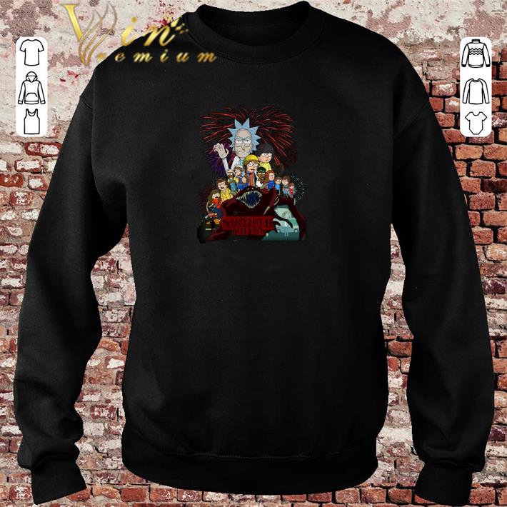Hot Rick and Morty version Stranger Things shirt sweater 2019 Hot Rick and Morty version Stranger Things shirt sweater 2019 4 - Hot Rick and Morty version Stranger Things shirt sweater 2019
