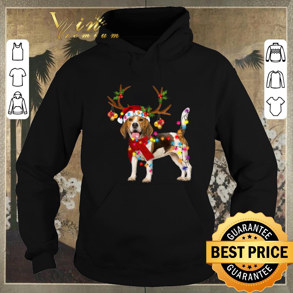 Nice Beagle gorgeous reindeer Christmas light shirt sweater Nice Beagle gorgeous reindeer Christmas light shirt sweater 4 - Nice Beagle gorgeous reindeer Christmas light shirt sweater