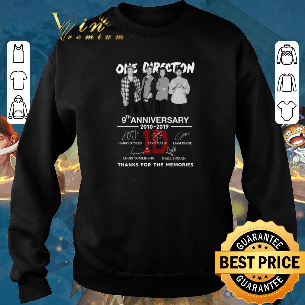 Nice One Direction 9th anniversary 2010-2019 thanks for the memories shirt sweater 2019 Nice One Direction 9th anniversary 2010 2019 thanks for the memories shirt sweater 2019 4 - Nice One Direction 9th anniversary 2010-2019 thanks for the memories shirt sweater 2019