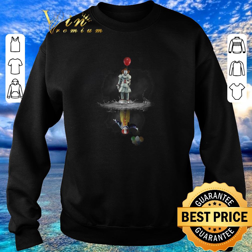 Nice Pennywise reflection Water mirror Stephen King s IT The Clown shirt sweater 2020 4 - Nice Pennywise reflection Water mirror Stephen King's IT The Clown shirt sweater 2020