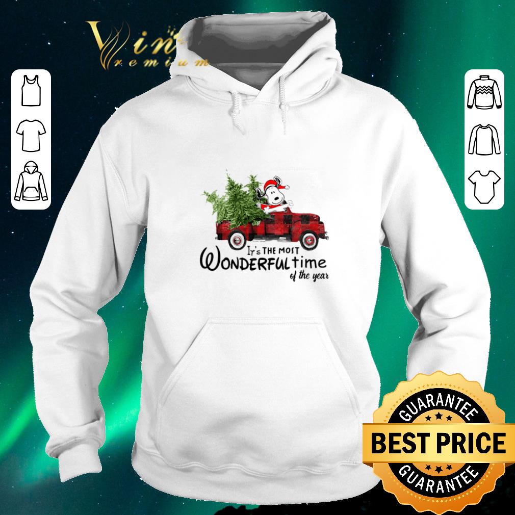 Nice Snoopy Truck It s The Most Wonderful Time Of The Year Christmas shirt sweater 4 - Nice Snoopy Truck It's The Most Wonderful Time Of The Year Christmas shirt sweater