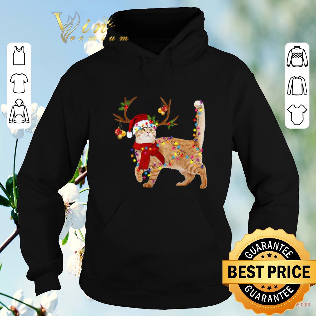 Official Christmas Cat gorgeous reindeer shirt 4 - Official Christmas Cat gorgeous reindeer shirt