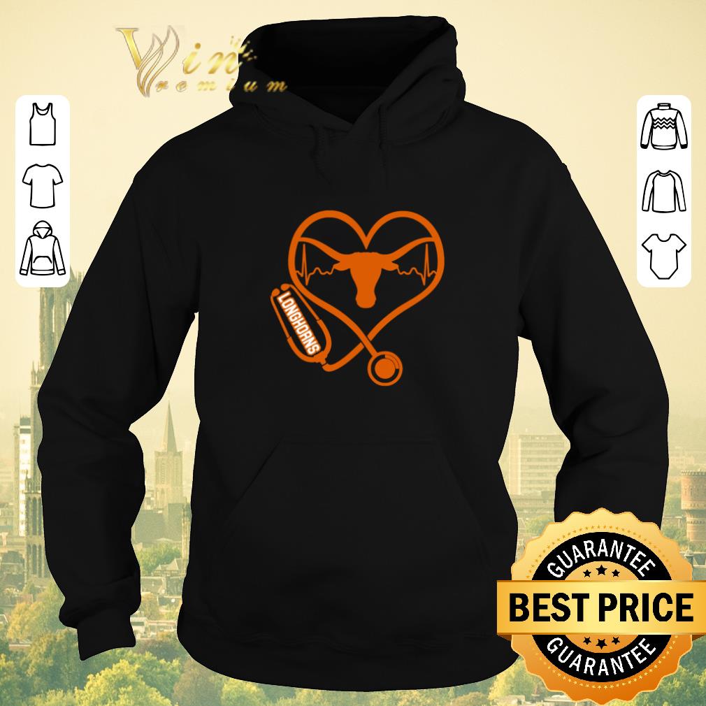 Official Love Texas Longhorns Stethoscope Heartbeat nurse shirt sweater 4 - Official Love Texas Longhorns Stethoscope Heartbeat nurse shirt sweater