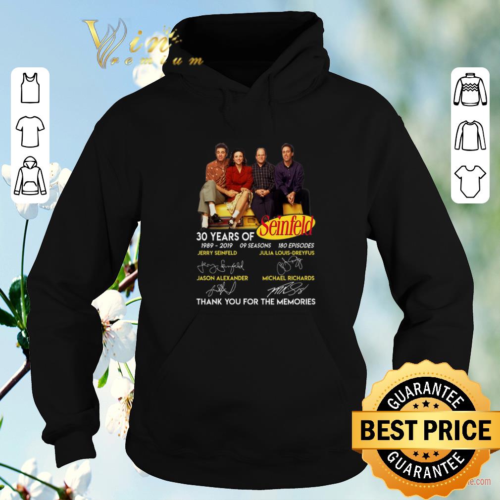 Official Thank you for the memories 30 years of Seinfeld 1989-2019 shirt Official Thank you for the memories 30 years of Seinfeld 1989 2019 shirt 4 - Official Thank you for the memories 30 years of Seinfeld 1989-2019 shirt