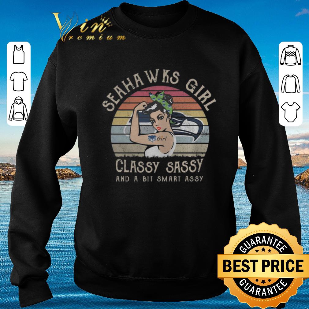 Official Vintage Seahawks girl classy sassy and a bit smart assy shirt 4 - Official Vintage Seahawks girl classy sassy and a bit smart assy shirt