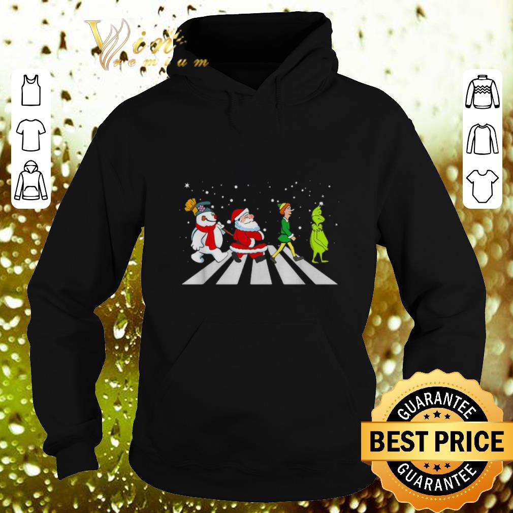 Original Santa Elf Grinch Abbey Road characters Christmas shirt Original Santa Elf Grinch Abbey Road characters Christmas shirt 4 - Original Santa Elf Grinch Abbey Road characters Christmas shirt