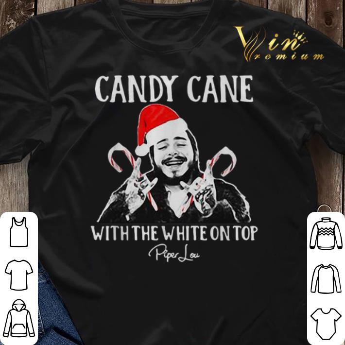 Post Malone Candy Cane with the white on top Christmas shirt sweater 3 - Post Malone Candy Cane with the white on top Christmas shirt sweater
