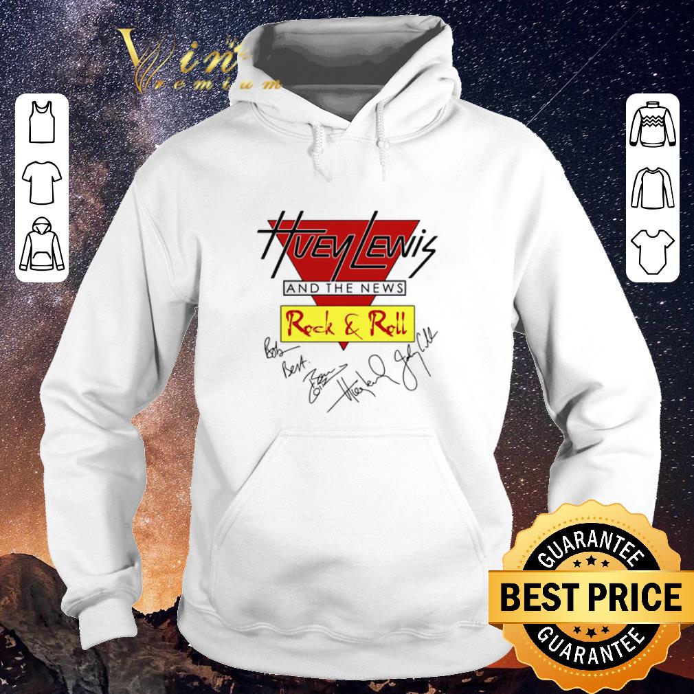 Premium Signatures Huey Lewis and the news Rock & Roll shirt Premium Signatures Huey Lewis and the news Rock Roll shirt 4 - Premium Signatures Huey Lewis and the news Rock & Roll shirt