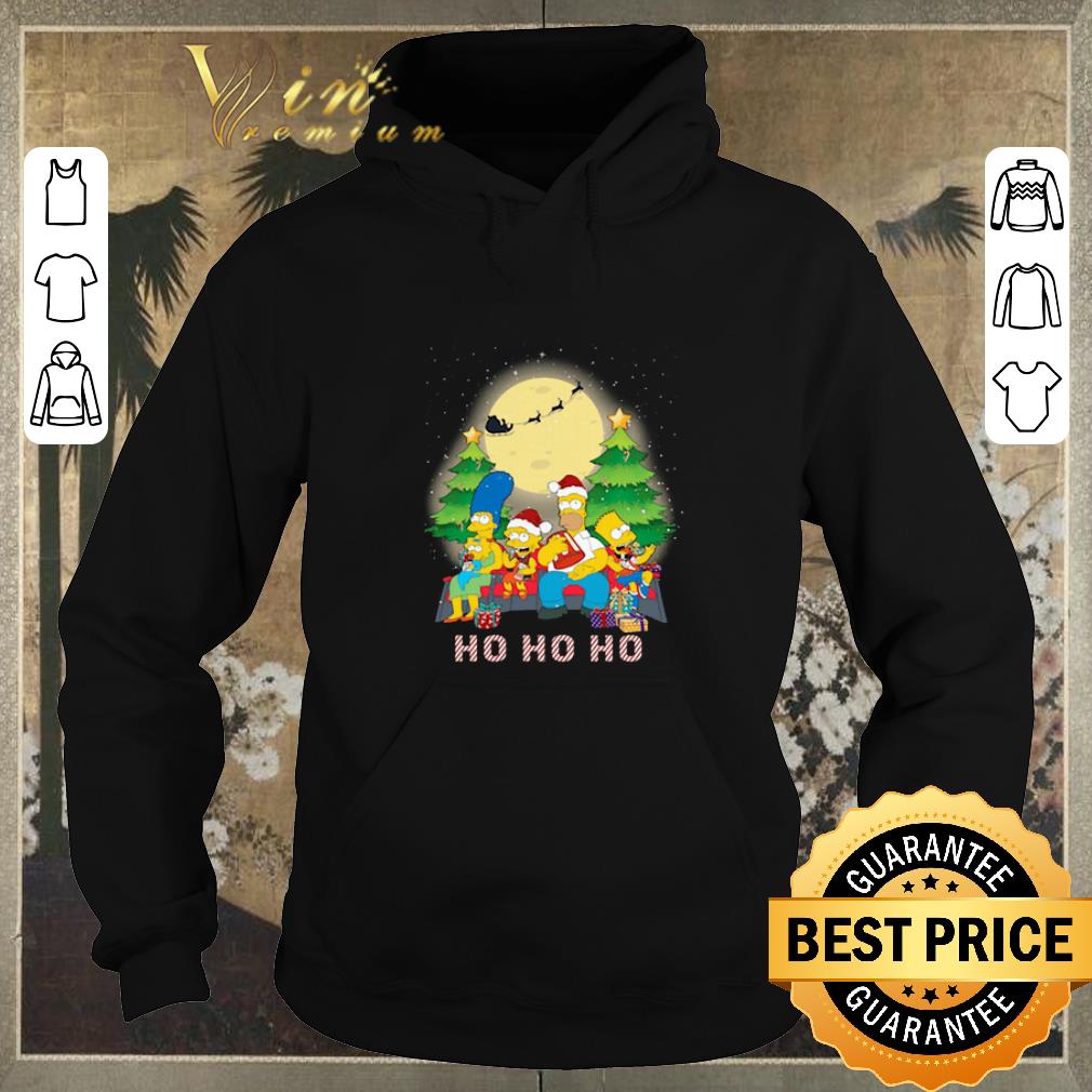 Pretty Christmas The Simpsons Family ho ho ho shirt 4 - Pretty Christmas The Simpsons Family ho ho ho shirt