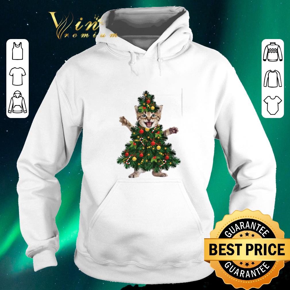 Pretty Christmas tree Cat pine shirt 4 - Pretty Christmas tree Cat pine shirt