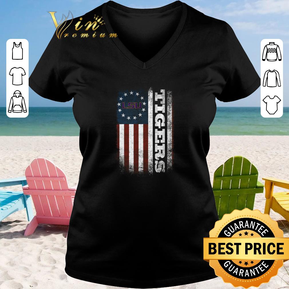 Pretty LSU Tigers Betsy Ross flag shirt sweater 2019 2 - Pretty LSU Tigers Betsy Ross flag shirt sweater 2019