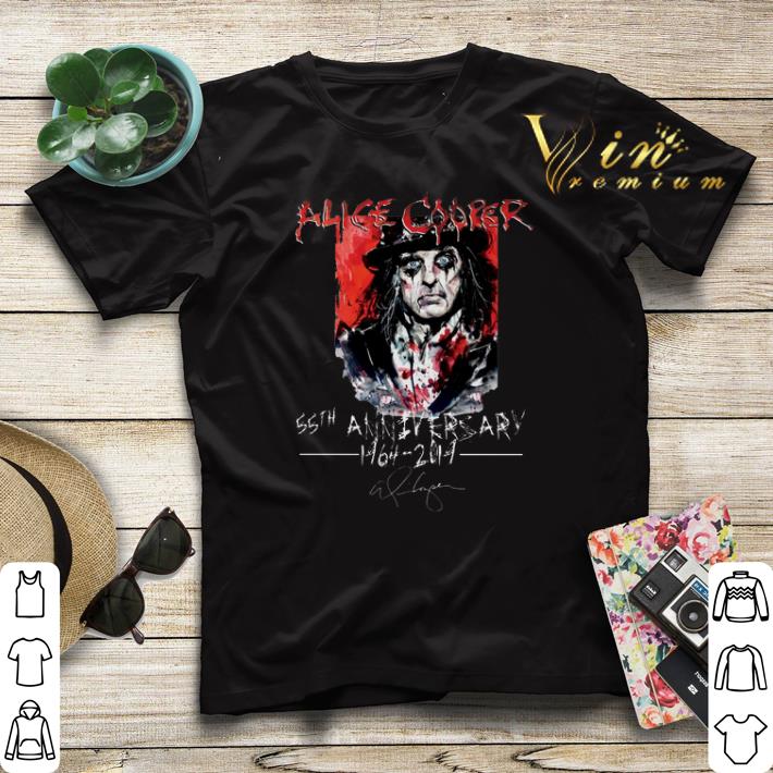 Signature Alice Cooper 55th anniversary 1964-2019 shirt Signature Alice Cooper 55th anniversary 1964 2019 shirt 4 - Signature Alice Cooper 55th anniversary 1964-2019 shirt