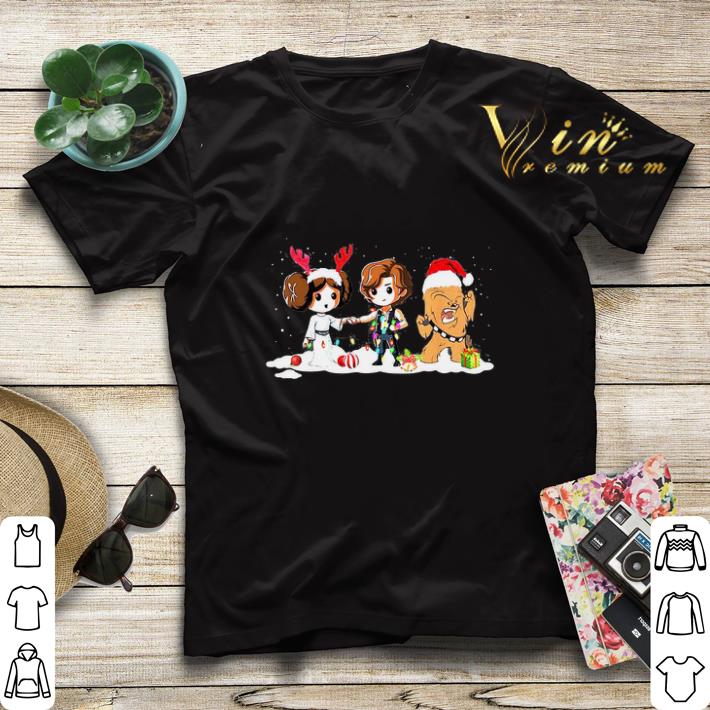 Star Wars chibi Christmas Princess Leia Hans Solo Chewbacca shirt sweater Star Wars chibi Christmas Princess Leia Hans Solo Chewbacca shirt sweater 4 - Star Wars chibi Christmas Princess Leia Hans Solo Chewbacca shirt sweater