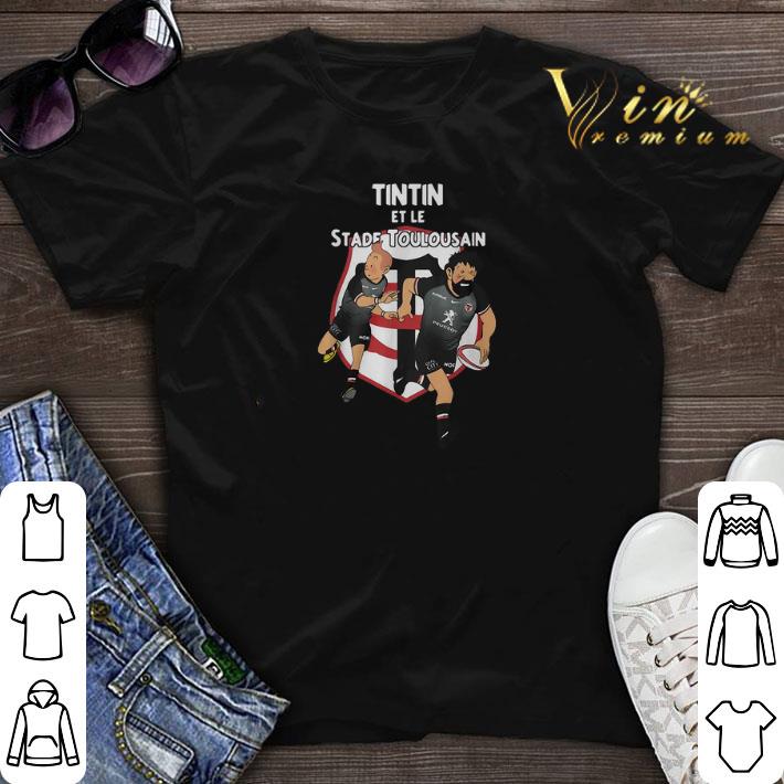 Tintin Et Le Stadee Toulousain shirt sweater 1 - Tintin Et Le Stadee Toulousain shirt sweater
