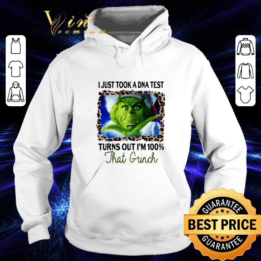Top I Just Took A DNA Test Turns Out I m 100 That Grinch Christmas shirt 4 - Top I Just Took A DNA Test Turns Out I'm 100 That Grinch Christmas shirt