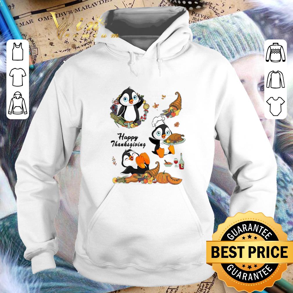 Top Penguins Happy Thanksgiving shirt 4 - Top Penguins Happy Thanksgiving shirt