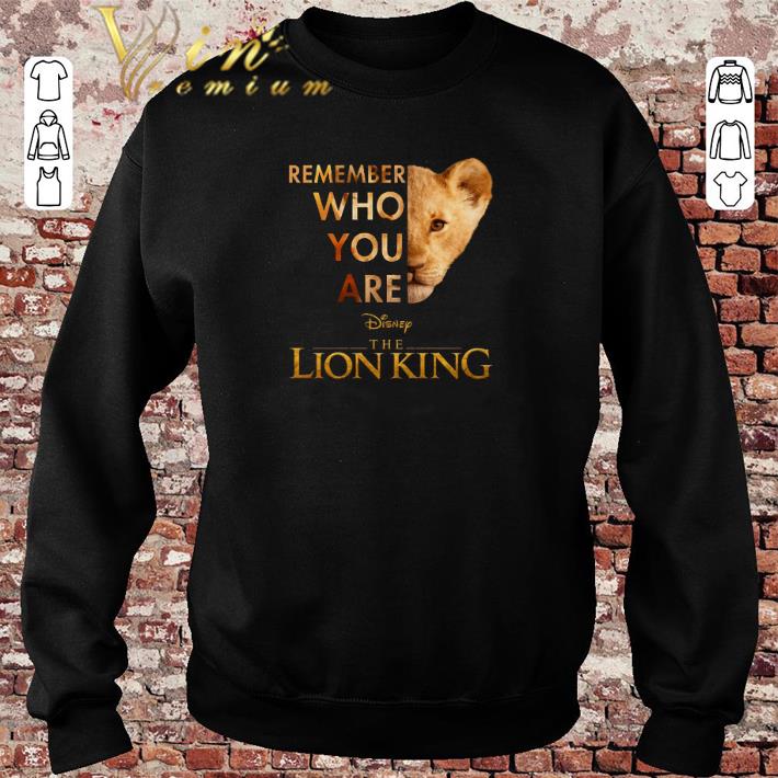 Top Simba Remember who you are Disney The Lion King shirt sweater 2019 4 - Top Simba Remember who you are Disney The Lion King shirt sweater 2019