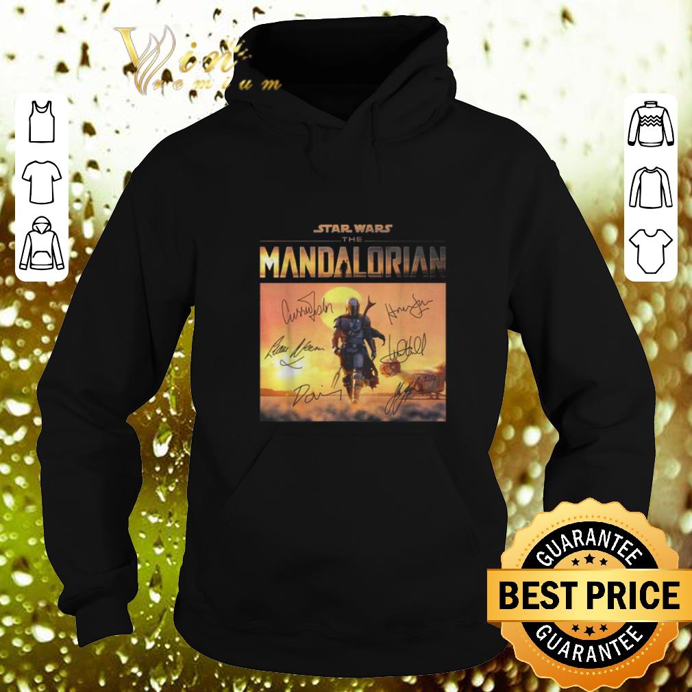 Top Star Wars the Mandalorian signatures shirt 4 - Top Star Wars the Mandalorian signatures shirt