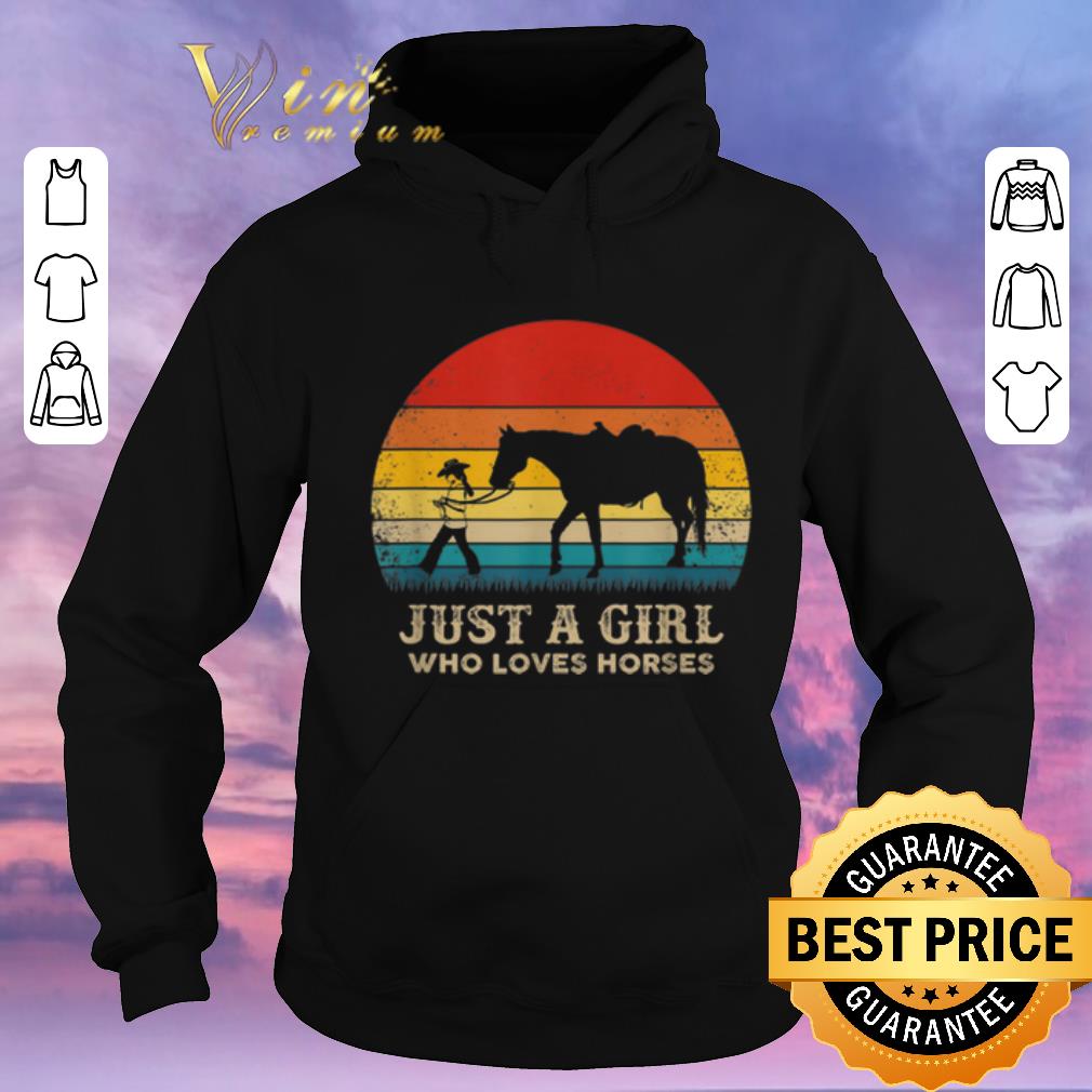 Top Vintage Just a girl who love horses shirt Top Vintage Just a girl who love horses shirt 4 - Top Vintage Just a girl who love horses shirt