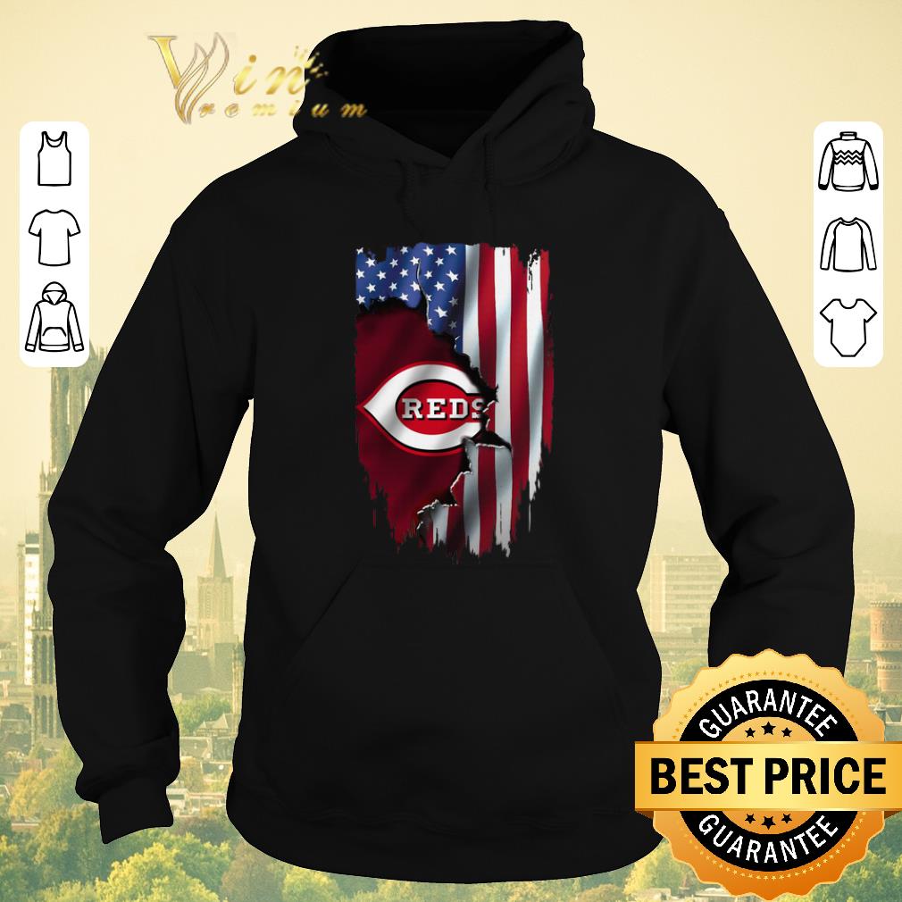 Awesome American Flag Cincinnati Reds shirt sweater 4 - Awesome American Flag Cincinnati Reds shirt sweater