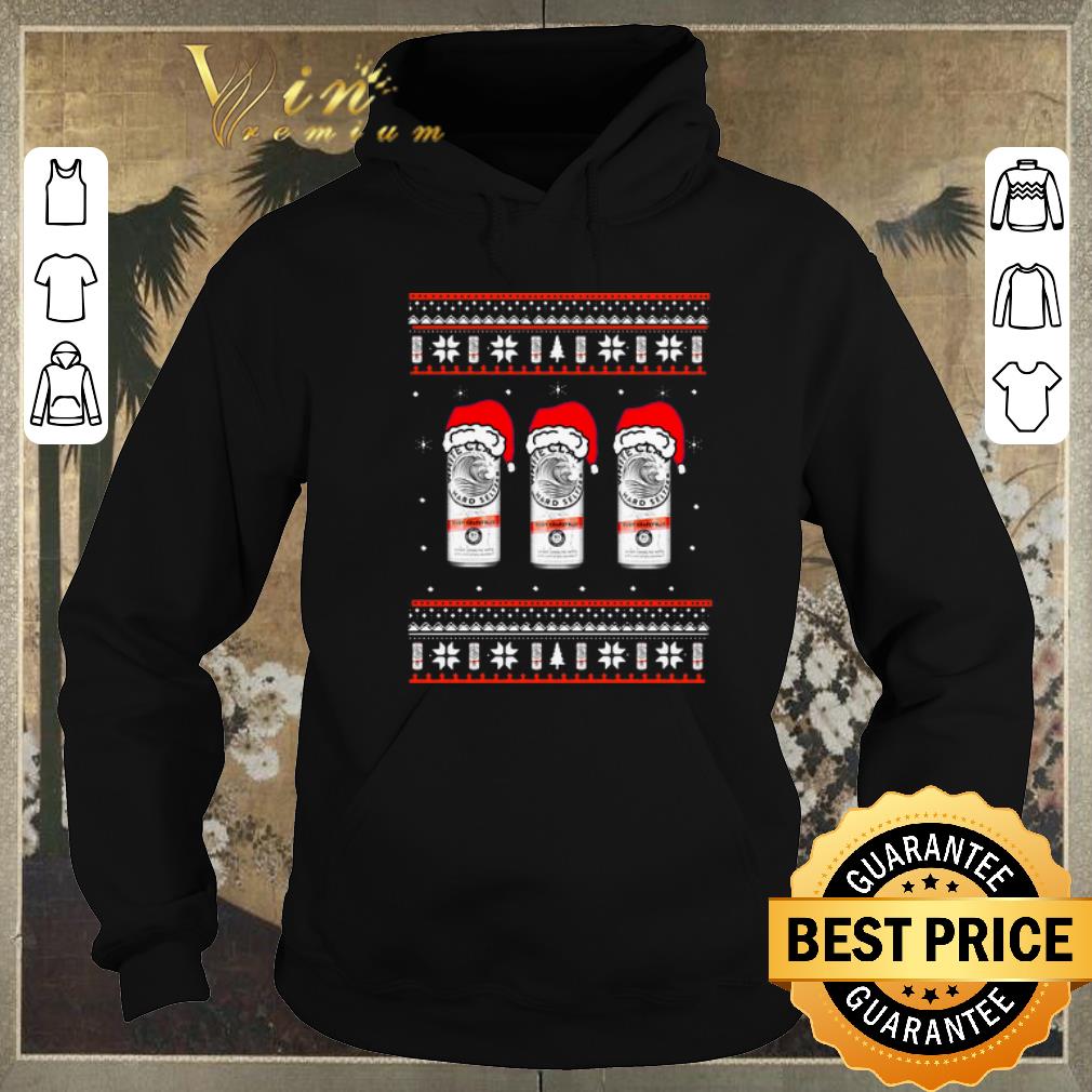 Awesome Ugly Christmas White Claw Hard Seltzer Santa hat sweater 4 - Awesome Ugly Christmas White Claw Hard Seltzer Santa hat sweater