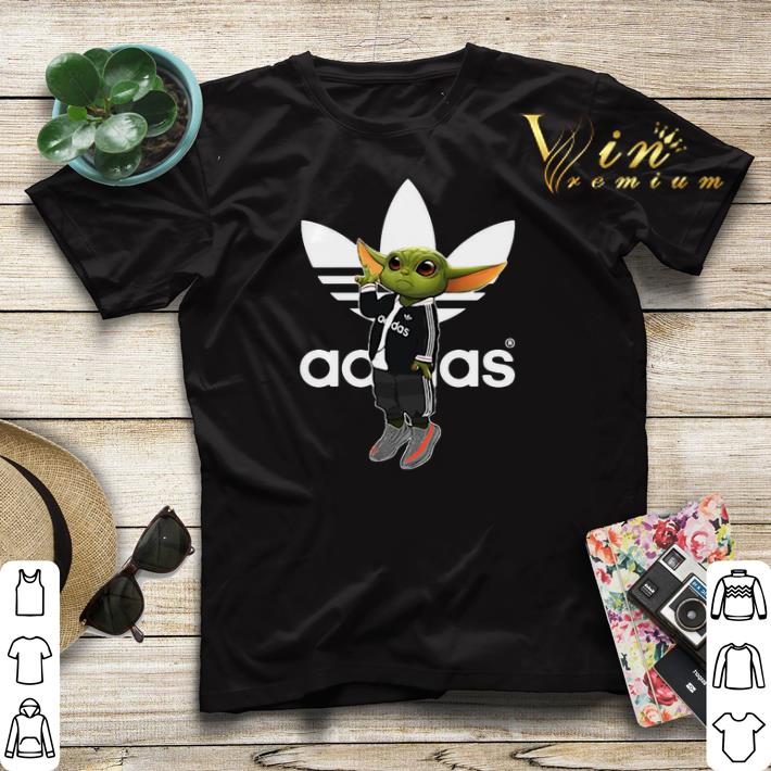 Baby Yoda Mashup Adidas shirt sweater 4 - Baby Yoda Mashup Adidas shirt sweater