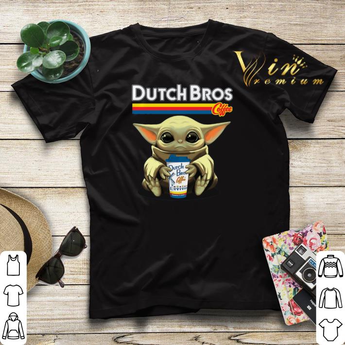 Baby Yoda hug Dutch Bros Coffee Star Wars Mandalorian shirt sweater 4 - Baby Yoda hug Dutch Bros Coffee Star Wars Mandalorian shirt sweater