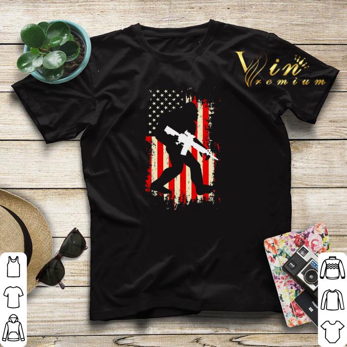 Bigfoot gun Veteran American flag USA shirt sweater Bigfoot gun Veteran American flag USA shirt sweater 4 - Bigfoot gun Veteran American flag USA shirt sweater