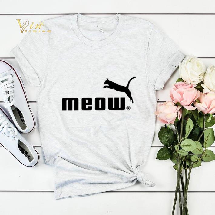 Cat meow Puma shirt sweater 4 - Cat meow Puma shirt sweater