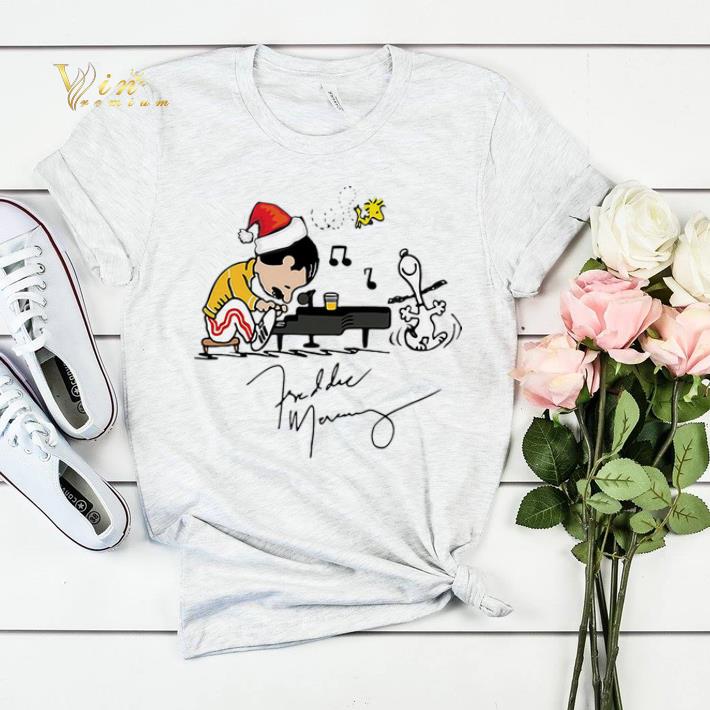 Christmas Freddie Mercury Playing Piano Snoopy Peanuts Signature shirt Christmas Freddie Mercury Playing Piano Snoopy Peanuts Signature shirt 4 - Christmas Freddie Mercury Playing Piano Snoopy Peanuts Signature shirt