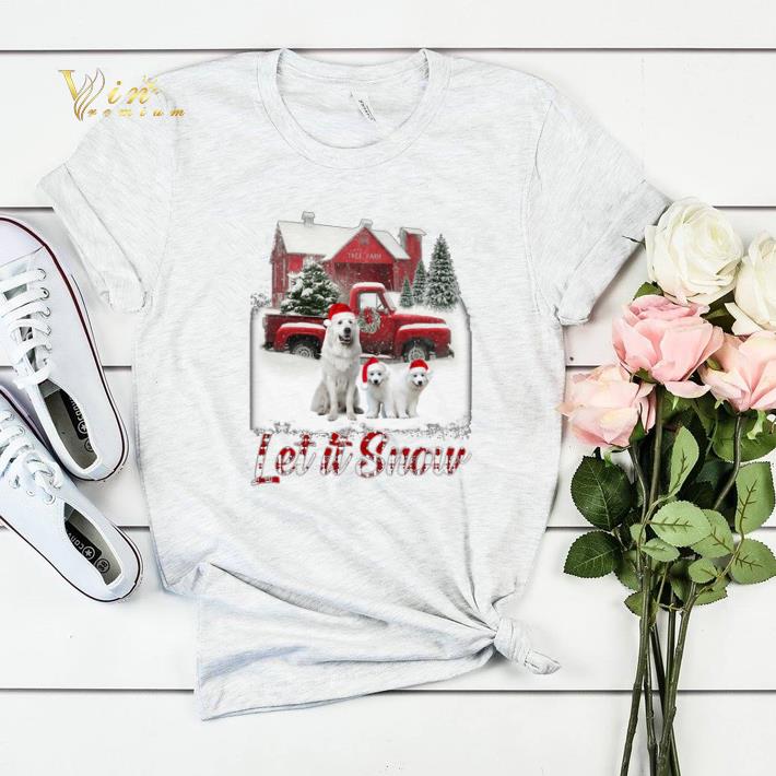 Christmas Great Pyrenees let it snow shirt Christmas Great Pyrenees let it snow shirt 4 - Christmas Great Pyrenees let it snow shirt