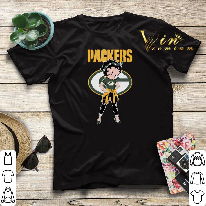 Green Bay Packers Betty Boop shirt 4 - Green Bay Packers Betty Boop shirt