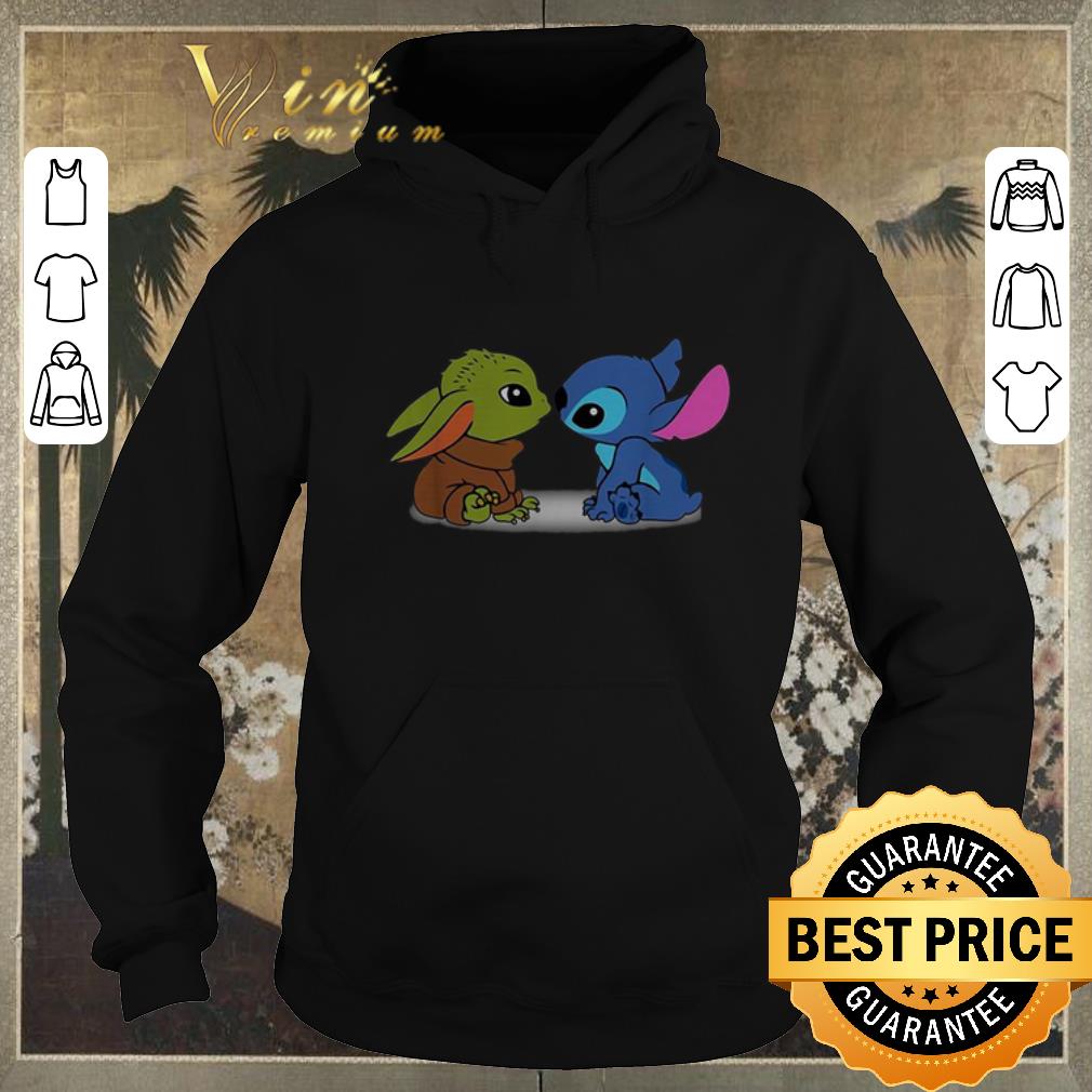 Hot Baby Yoda and baby Stitch shirt sweater 4 - Hot Baby Yoda and baby Stitch shirt sweater