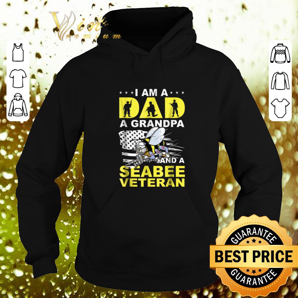 Hot Bee i am a dad a grandpa and a seabee veteran shirt Hot Bee i am a dad a grandpa and a seabee veteran shirt 4 - Hot Bee i am a dad a grandpa and a seabee veteran shirt