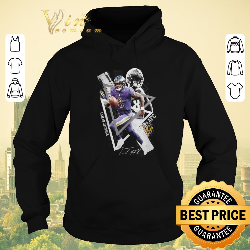 Hot Signature Lamar Jackson 8 AFC shirt 4 - Hot Signature Lamar Jackson 8 AFC shirt