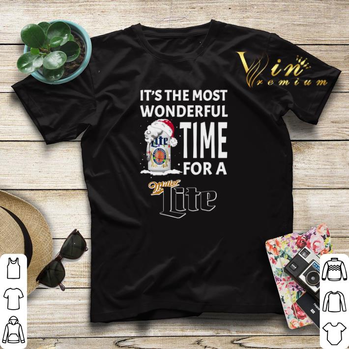 It s the most wonderful time for a Miller Lite Christmas shirt sweater 4 - It's the most wonderful time for a Miller Lite Christmas shirt sweater