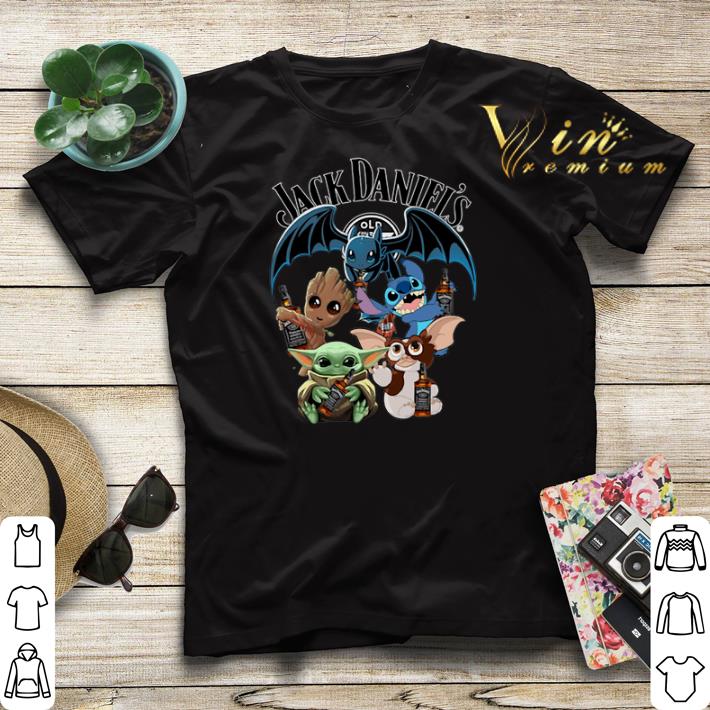 Jack Daniel s Baby Yoda Baby Groot and Toothless Stitch Gizmo shirt sweater 4 - Jack Daniel's Baby Yoda Baby Groot and Toothless Stitch Gizmo shirt sweater