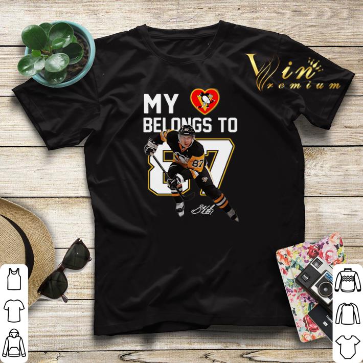 My love Pittsburgh Penguins belongs to 87 Hockey signature shirt sweater 4 - My love Pittsburgh Penguins belongs to 87 Hockey signature shirt sweater