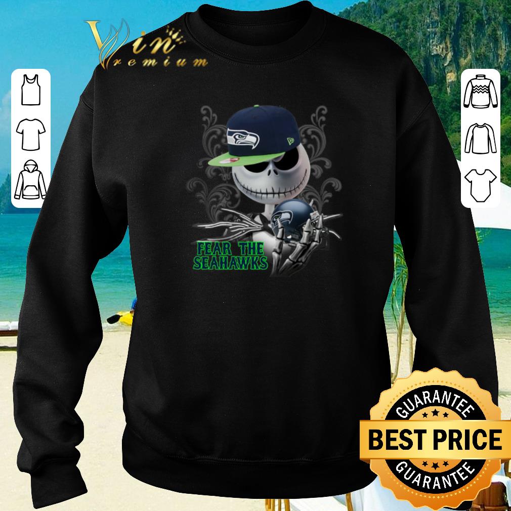 Nice Jack Skellington fear the Seattle Seahawks shirt sweater 2020 4 - Nice Jack Skellington fear the Seattle Seahawks shirt sweater 2020