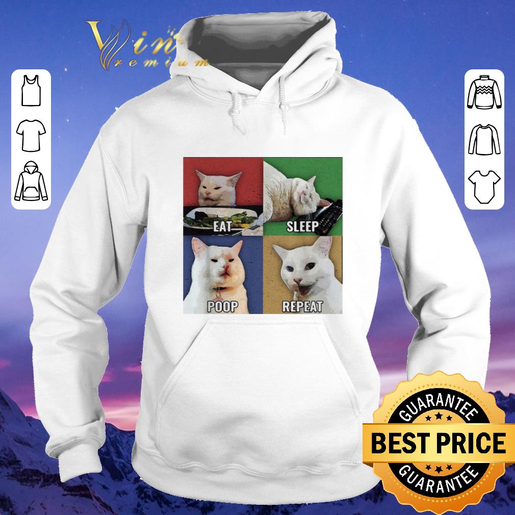 Nice Smudge Cat meme eat sleep poop repeat shirt sweater 4 - Nice Smudge Cat meme eat sleep poop repeat shirt sweater