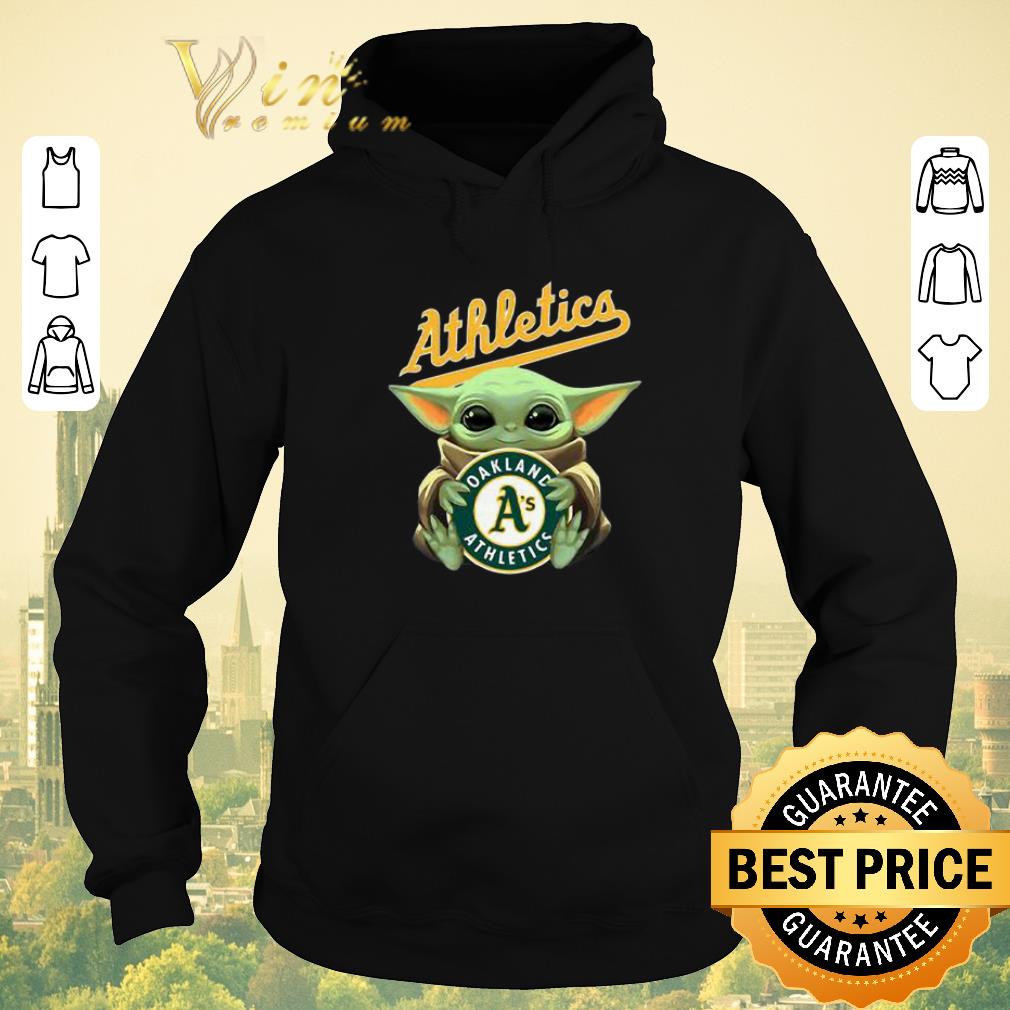 Nice Star Wars Baby Yoda Hug Oakland Athletics shirt 4 - Nice Star Wars Baby Yoda Hug Oakland Athletics shirt